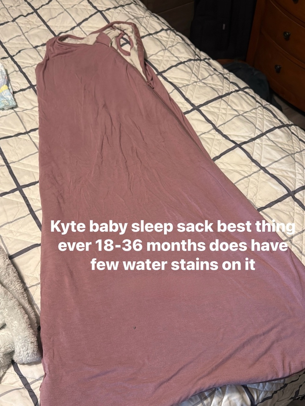 Kyte BABY Mauve Sleep Sack - Dusty Rose
